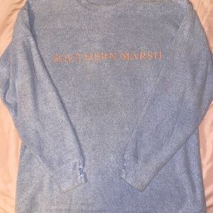 Southern marsh Sunday morning sweater
